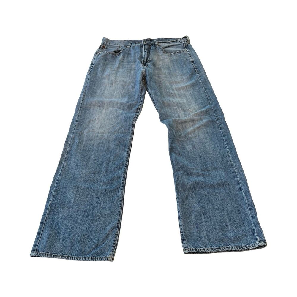 Vintage Polo Jeans Co Men’s 33x29 Blue Denim Faded Straight Y2K RL